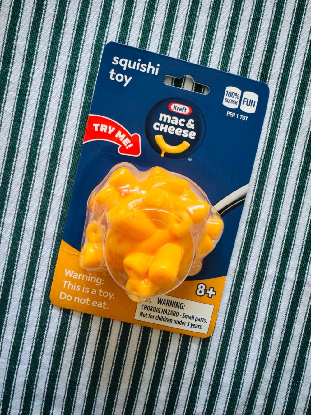 Mac & Cheese Yellow Squishi Toy - Kids Toy